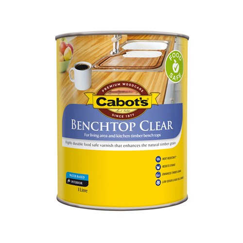 Cabot's Benchtop Clear Timber Finish Gloss 1L